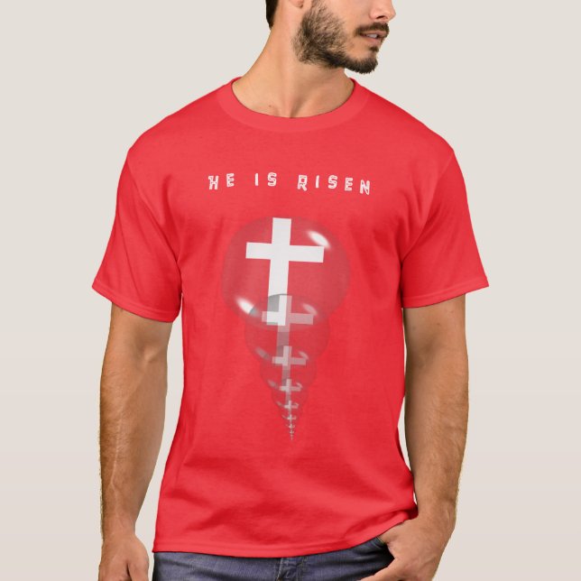 Resurrecension Kor Han är Risen T-Shirt (Framsida)