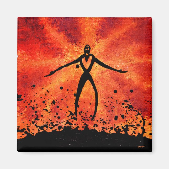 Resurrecensionsmagnet Magnet (Framsidan)