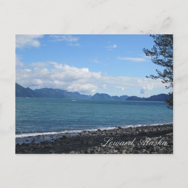 Resurrection Bay i Seward, Alaska Vykort (Framsida)