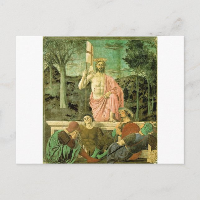 Resurrection Jesus Vykort (Framsida)