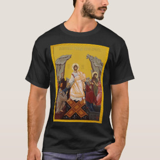 Resurrection of Christ Serbian Orthodo icon friend T Shirt