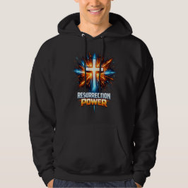 Resurrection Power Christian Cross T-Shirt  Hoodie