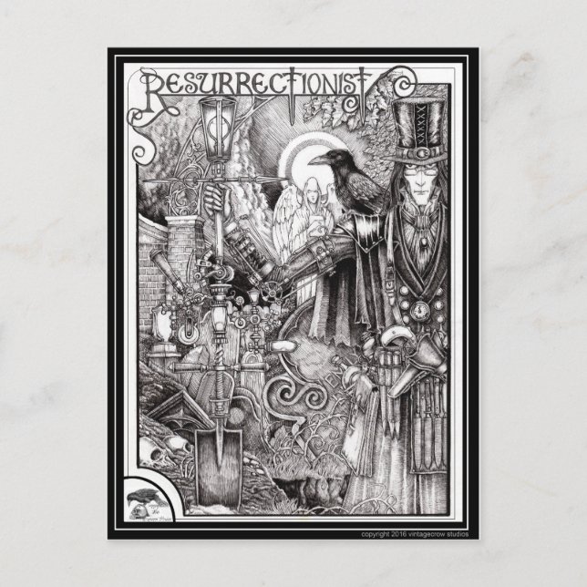 Resurrectionist Vykort (Framsida)