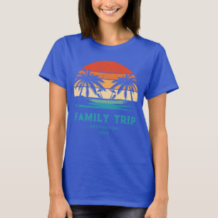 Resursmatchningsgrupp för resa i Retro sunset-fami T Shirt