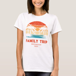 Resursmatchningsgrupp för resa i Retro sunset-fami T Shirt