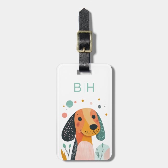 Resväskemärken för Dachshund Bagagebricka (Vertikal Framsida)