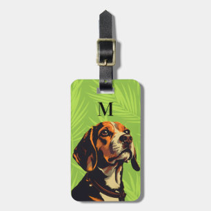 Resväskemärken med Beagle Bagagebricka