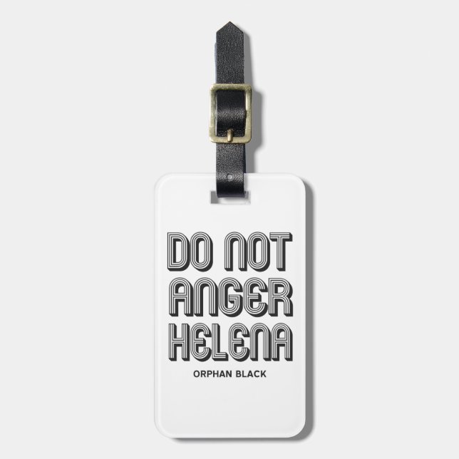 Reta upp inte Helena Bagagebricka (Vertikal Framsida)
