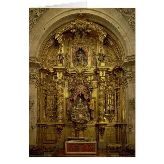 Retable av Sacramentkapell Hälsningskort (Framsidan)