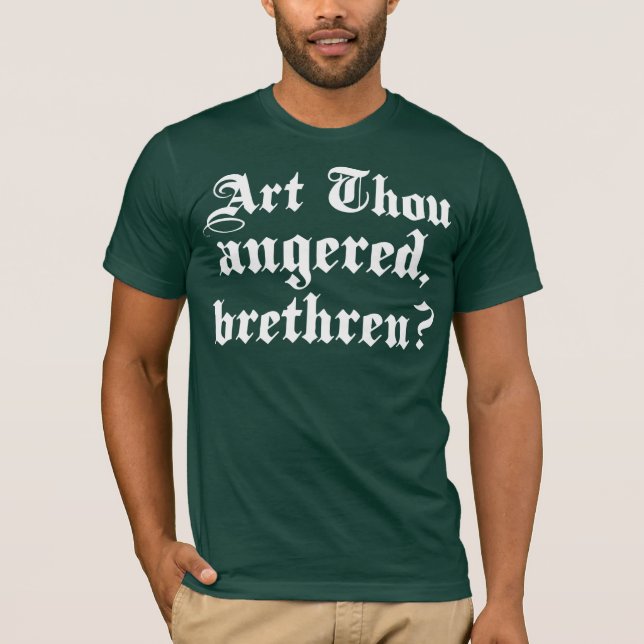 Retad upp konstThou? T-shirt (Framsida)