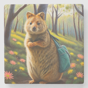 Retail Äventyr: Mamma Quokka Goes Shopping Stenunderlägg