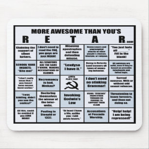 RETAR-doh skräddarsy Mousepad - - som skräddarsy Musmatta