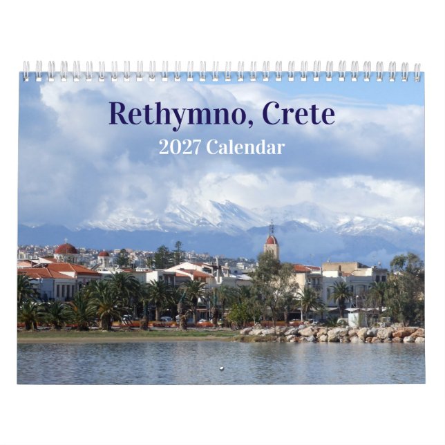 Rethymno Kreta Grekland 2027 Kalender (Omslag)