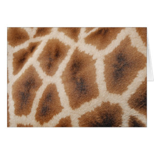 Reticulated Giraffe Mönster Vild Animal Print Gift OBS Kort