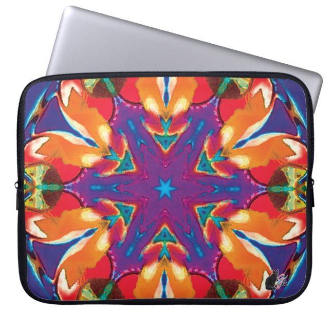 Reticule Kaleidoscope Laptop sleeve (Framsidan)