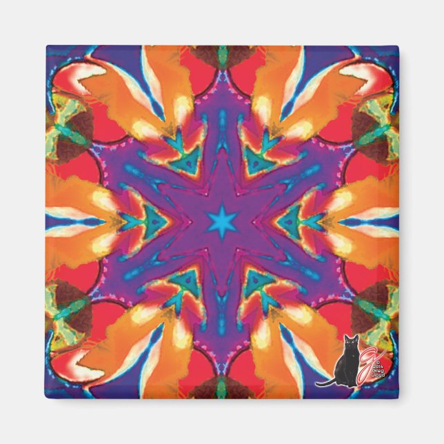 Reticule Kaleidoscope Magnet (Framsidan)