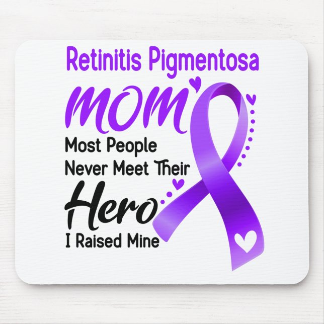 Retinitis Pigmentosa Awareness Month Ribbon Gifts Musmatta (Framsidan)