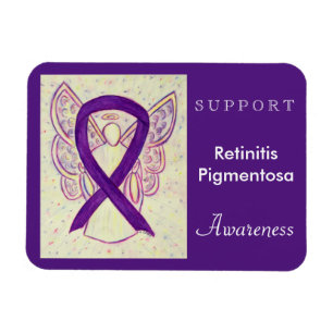 Retinitis Pigmentosa-medvetande Ribbon Angel Magne Magnet