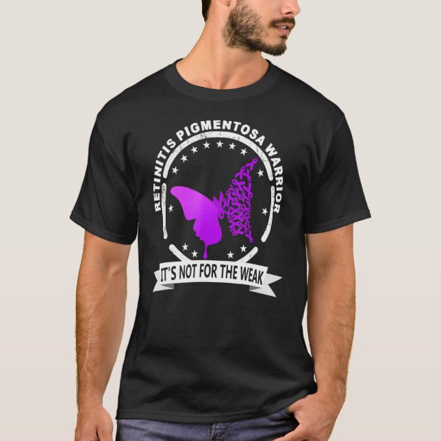 Retinitis Pigmentosa Warrior T Shirt (Framsida)