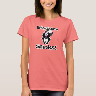 Retinoblastoma Stinks Skunk Awareness Design Tee