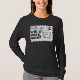 Retir för Pension-postkontor för pensionerad posta T Shirt
