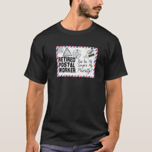 Retir för Pension-postkontor för pensionerad posta T Shirt