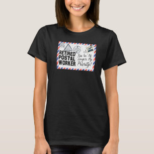 Retir för Pension-postkontor för pensionerad posta T Shirt
