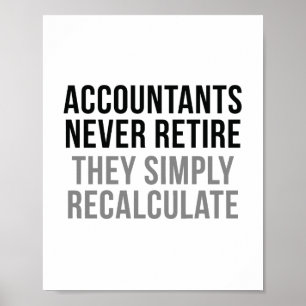 Retire aldrig för revisorer poster