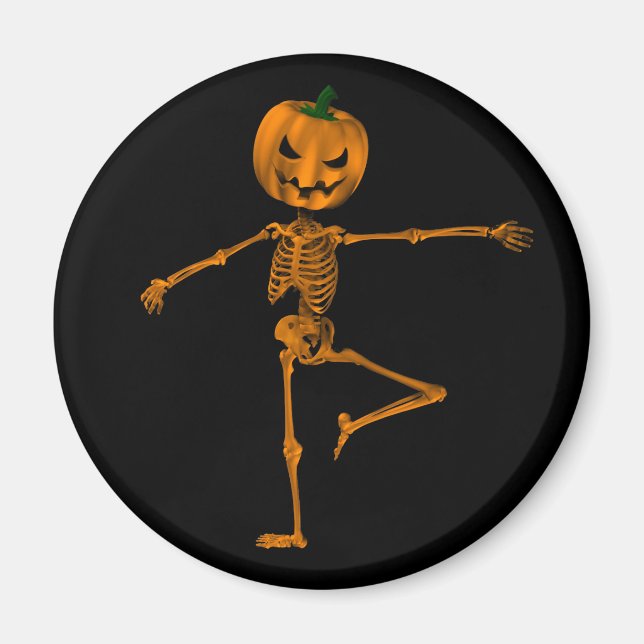 Retire Ballet Position Halloween Dancer Magnet (Framsidan)