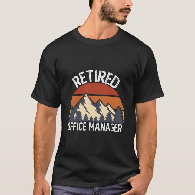 Retire For 2023 Retired Office Ager T Shirt (Framsida)
