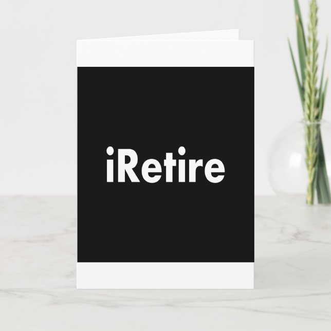Retire Kort (Framsida)