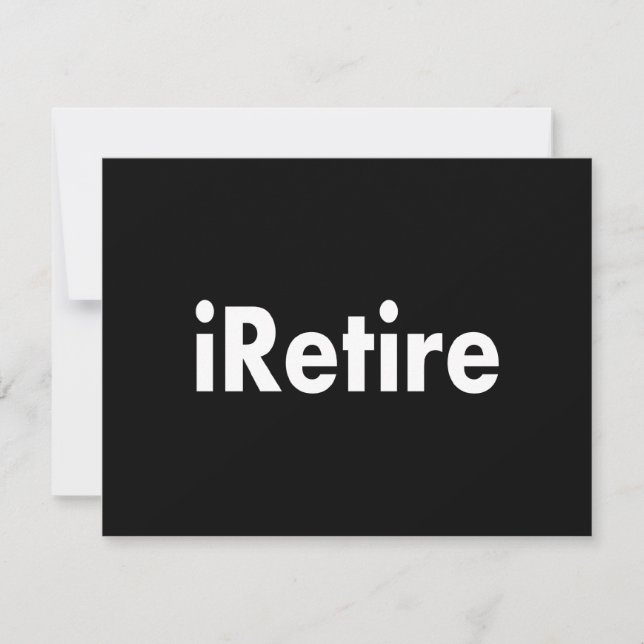 Retire Kort (Framsida)