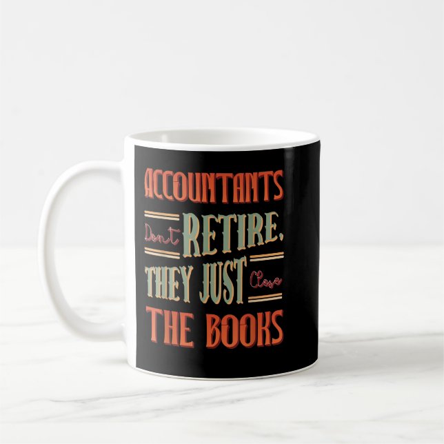 Retire, nuny revisor T Shirt Kaffemugg (Vänster)
