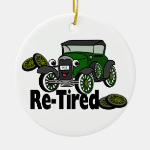 ReTired Automobile Julgransprydnad Keramik
