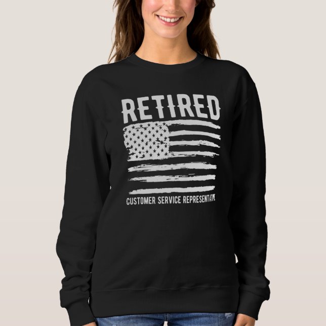 Retired Customer Service Representative Profession T Shirt (Framsida)