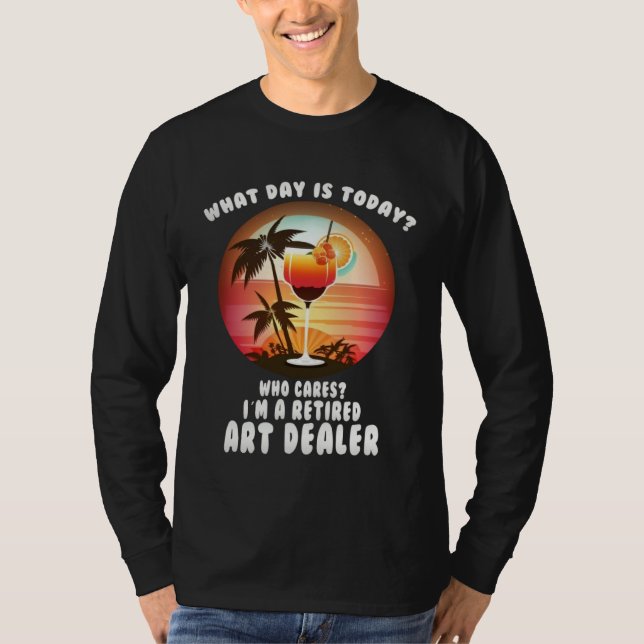 Retired dealer retired  retirees t shirt (Framsida)