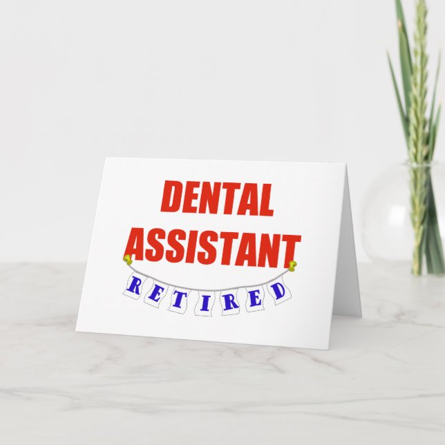 RETIRED DENTAL ASSISTANT KORT (Framsida)