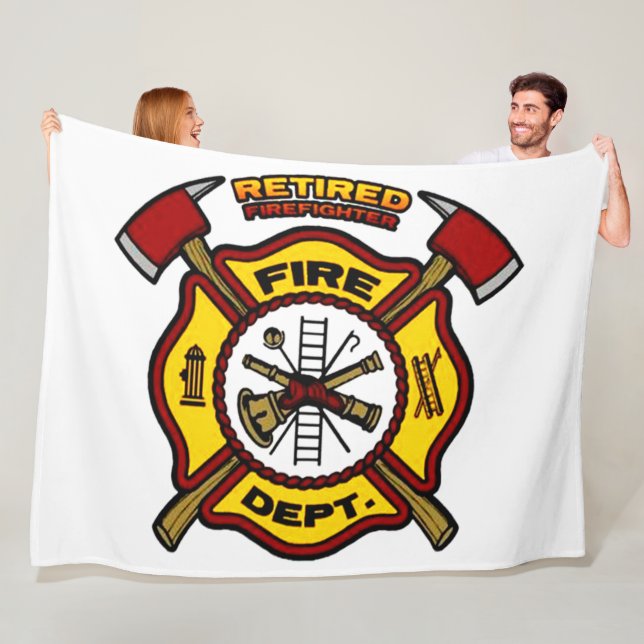 RETIRED FIREFIGHTER FLEECEFILT (På plats)