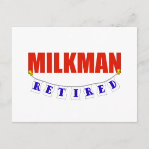 RETIRED MILKMAN VYKORT