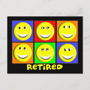 "RETIRED"-multidesign Vykort