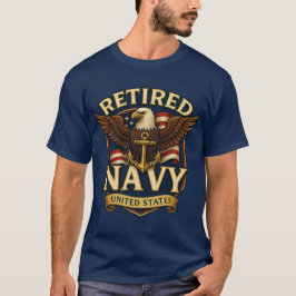 Retired Navy Eagle T-Shirt