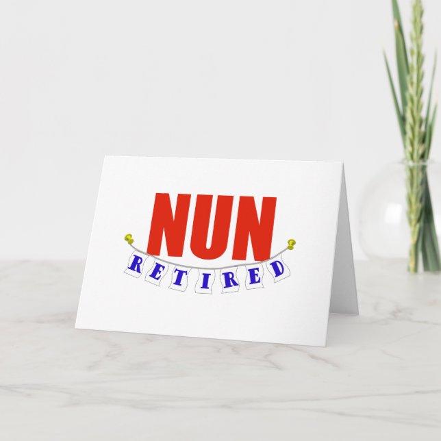 RETIRED NUN KORT (Framsida)
