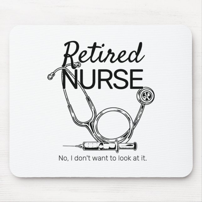 Retired Nurse Funny Nursing Retirement  Musmatta (Framsidan)