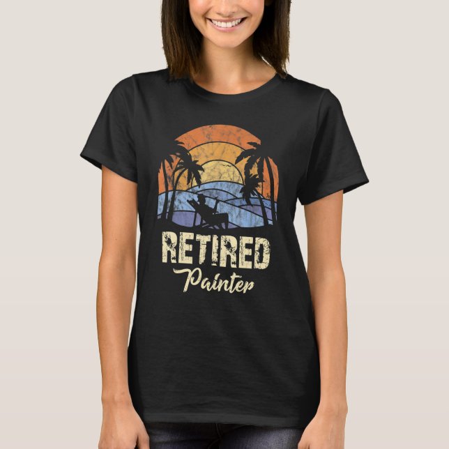 Retired Painter T Shirt (Framsida)