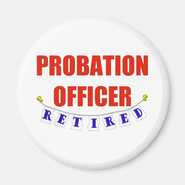 RETIRED PROBATION OFFICER MAGNET (Framsidan)