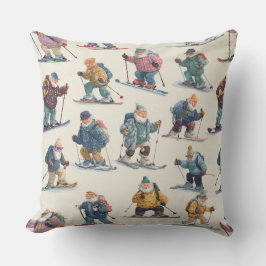 Retired Santa Claus North Pole Ski Club Kudde