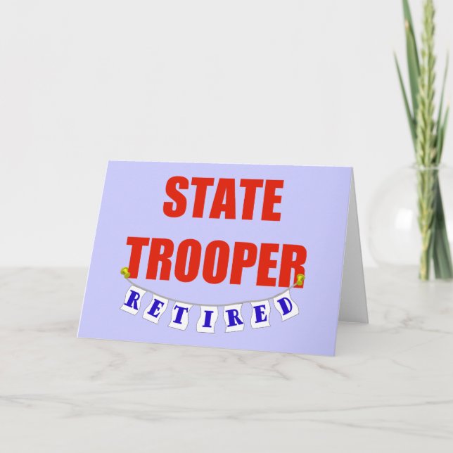 RETIRED STATE TROOPER KORT (Framsida)