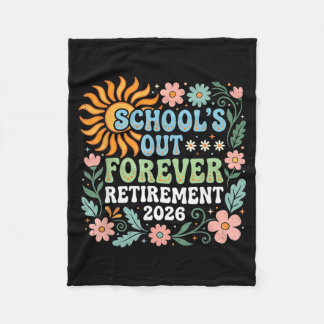 Retired Teacher 2026 Retired Life Teacher Fleecefilt