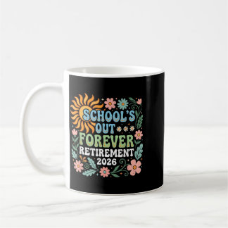 Retired Teacher 2026 Retired Life Teacher Kaffemugg