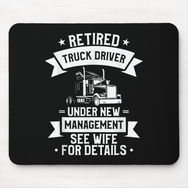 Retired Truck Driver Funny Retirement Quote For A  Musmatta (Framsidan)